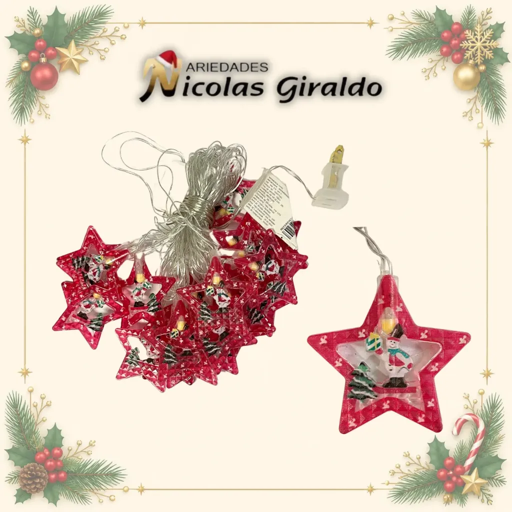 INSTALACION FIGURA LED ACRILICA X20L ESTRELLA