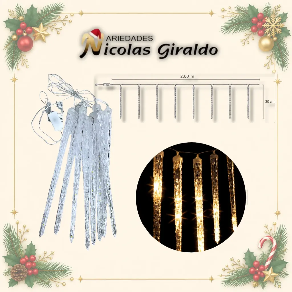 INSTALACION CORTINA HIELO 2MTS X30CM CALIDA