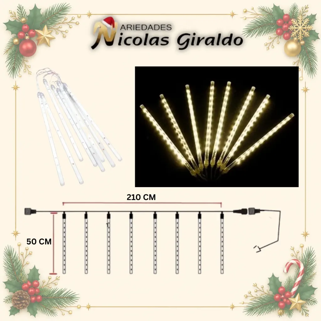 [S4034TC] INSTALACION TUBO LED 8X50CM 2.1 MTS CALIDA
