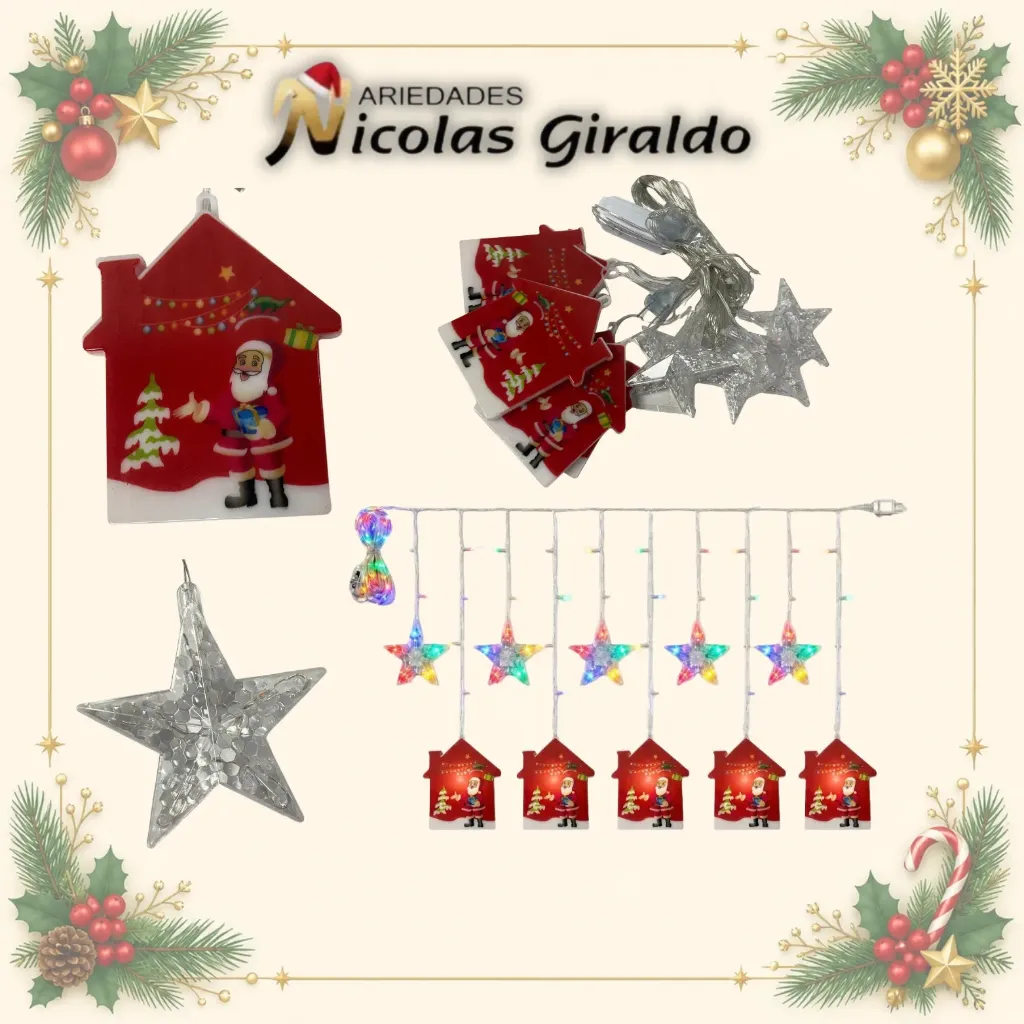 INSTALACION FIGURA CASA LED 100L 3 METROS
