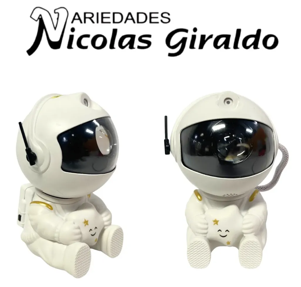 Lampara proyector astronauta