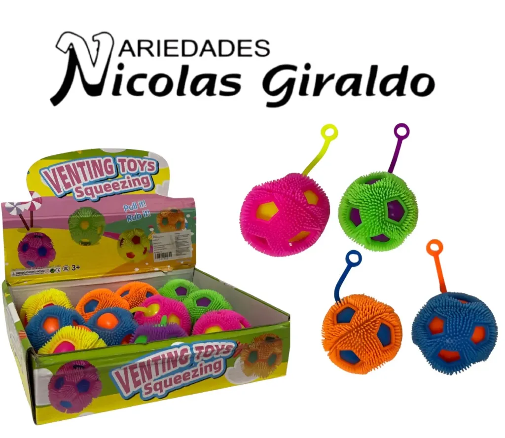 Bolitron luz forma pelota futbol caja x12