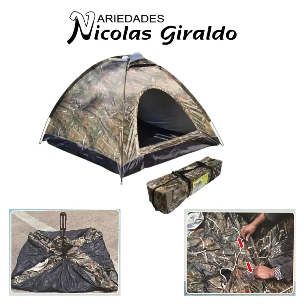 [PT26950] Carpa camping Automatica 4 personas 210X210