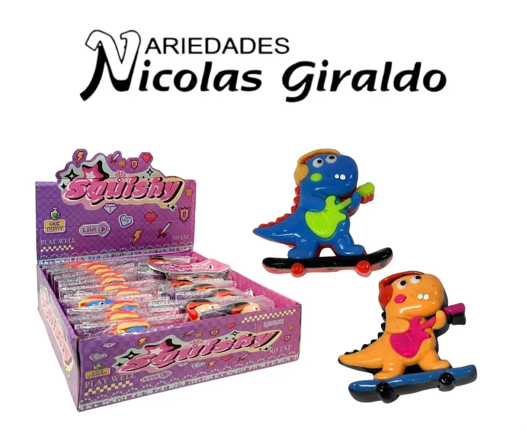 Squizzy dinosaurio rockero mediano