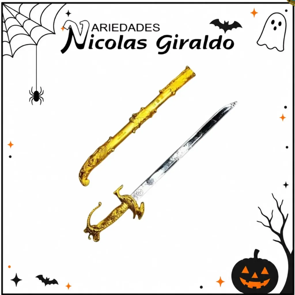 Espada estuche 50cm halloween