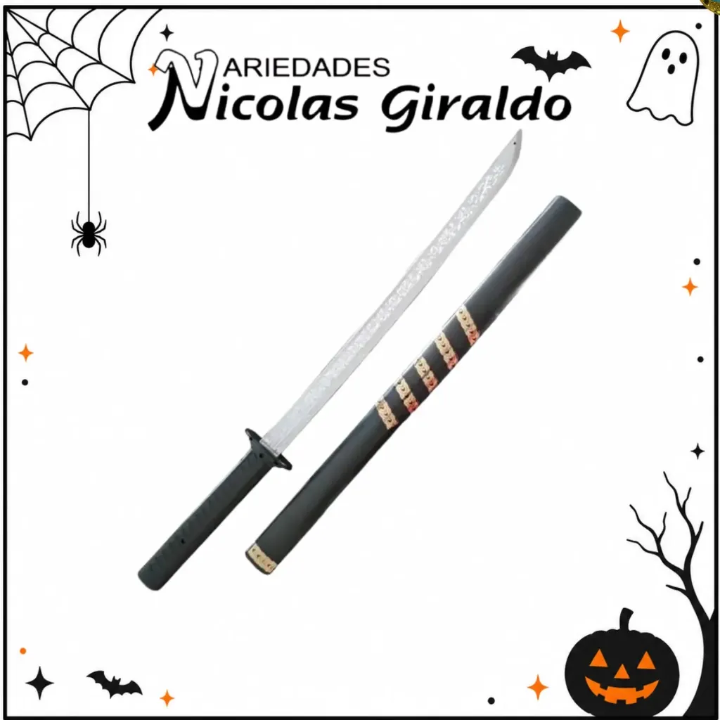 [DK3167] Espada ninja grande 70cm halloween