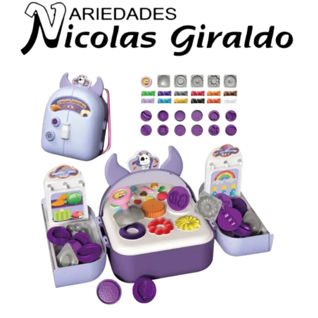 [CA3382] Set bolso de moldes plastilina