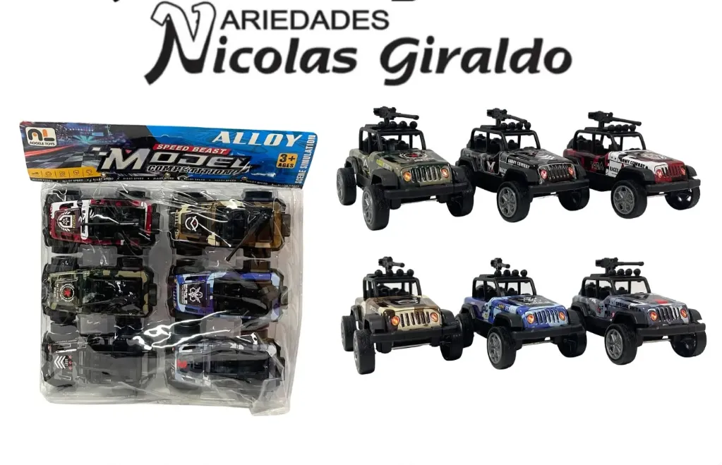 Carro campero militar mediano x6