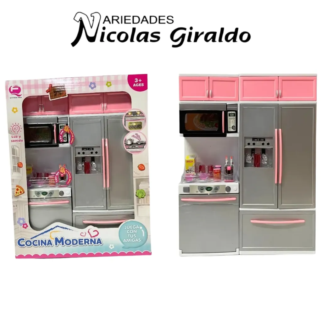 Cocina infantil grande en caja