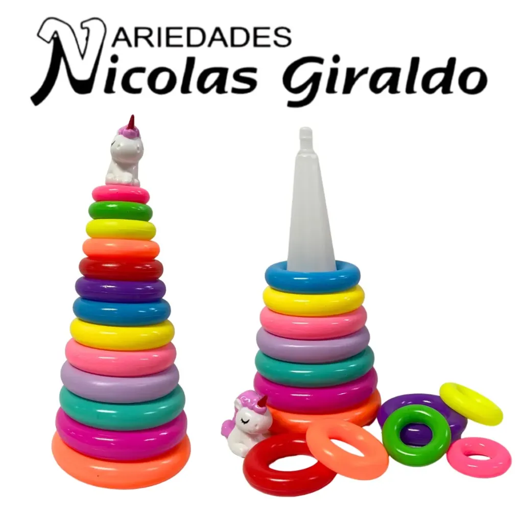 Didactico unicornio aros grande