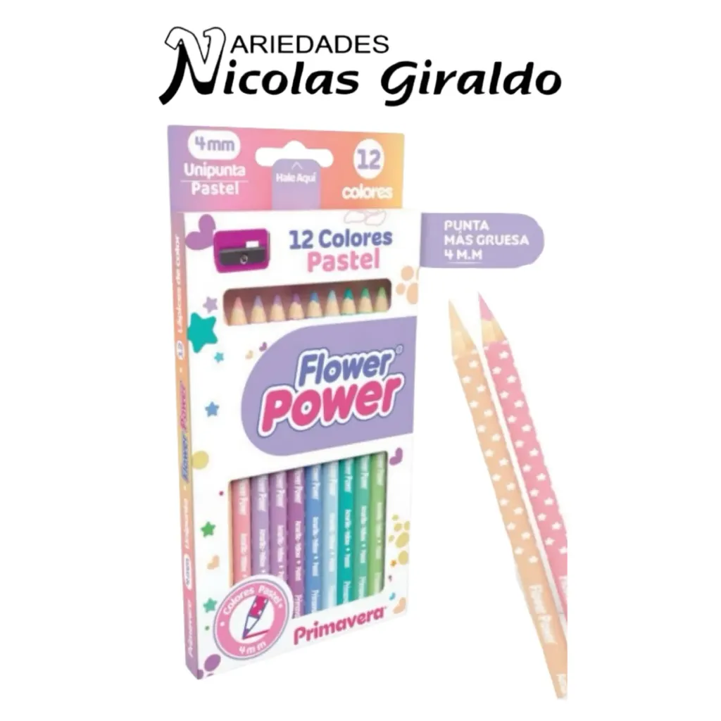 Color primavera pastel x12
