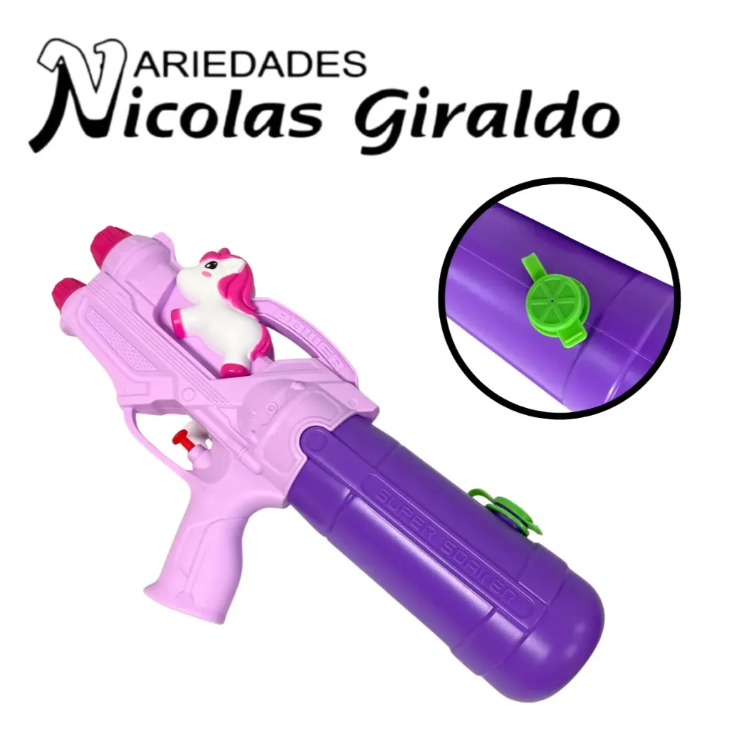 [CA9934] Juego lanza agua mediano unicornio