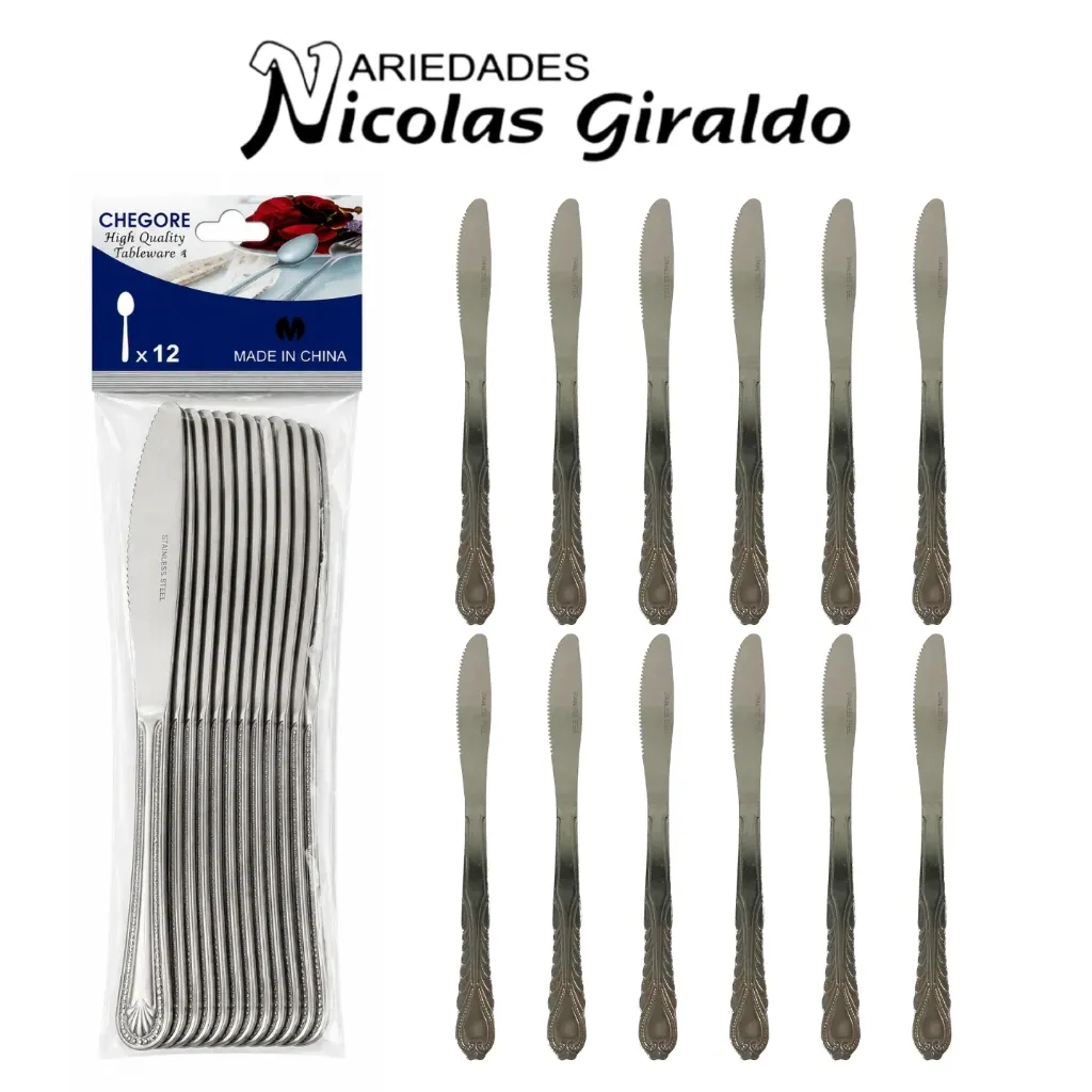 Cuchillo trinchar x12 sencillo