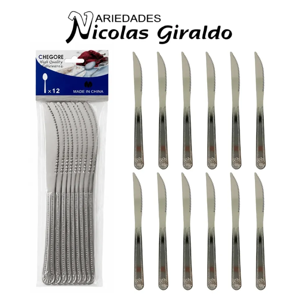 Cuchillo trinchar x12 sencillo