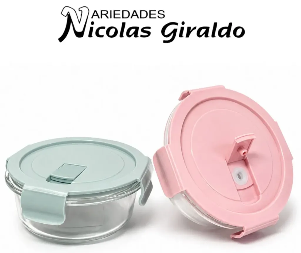 Refractaria vidrio redonda pequeña  400ml