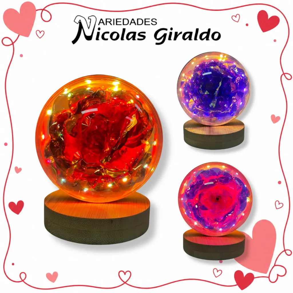 Lampara decorativa mini cupula rosa