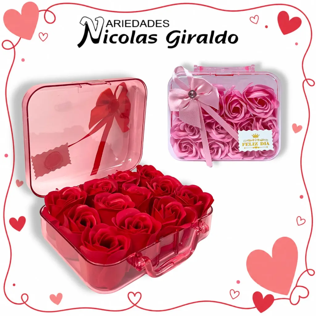 [YNC-168] Detalle acrilico cuadrado rosas