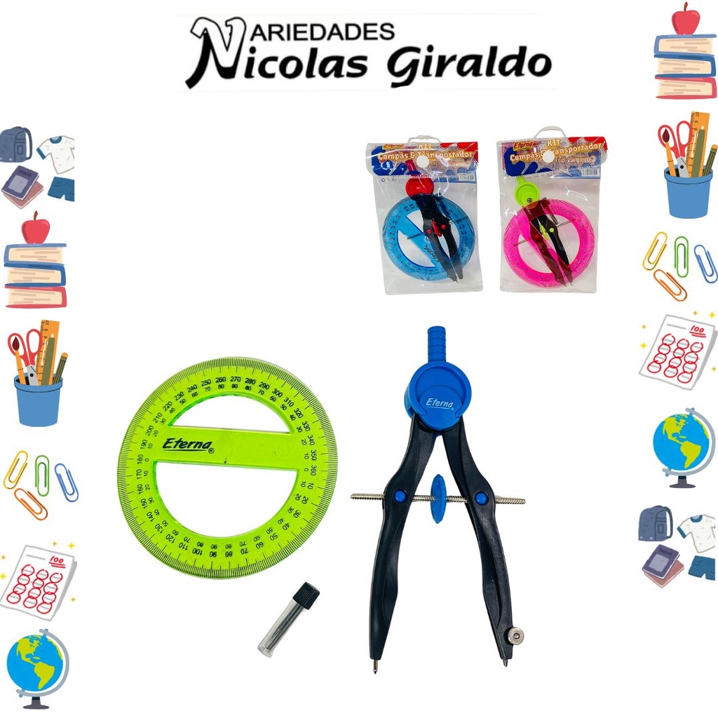 Compas con transportador