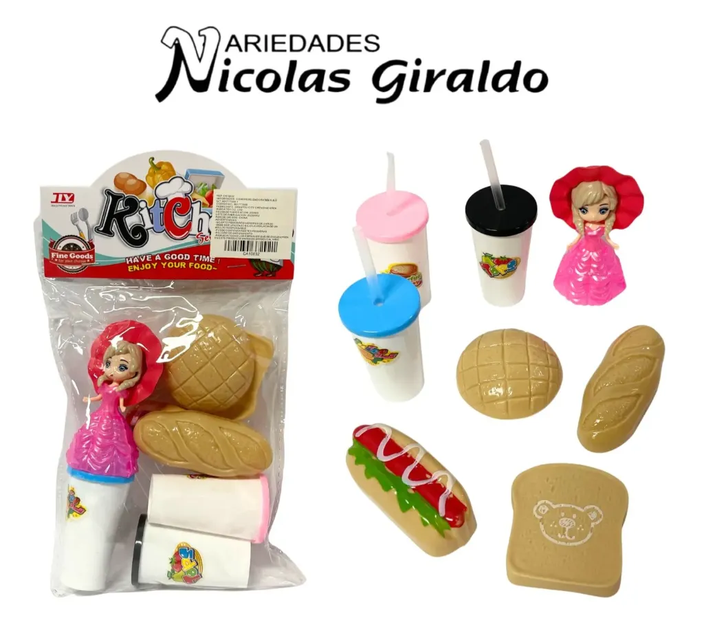Set muñeca con accesorios