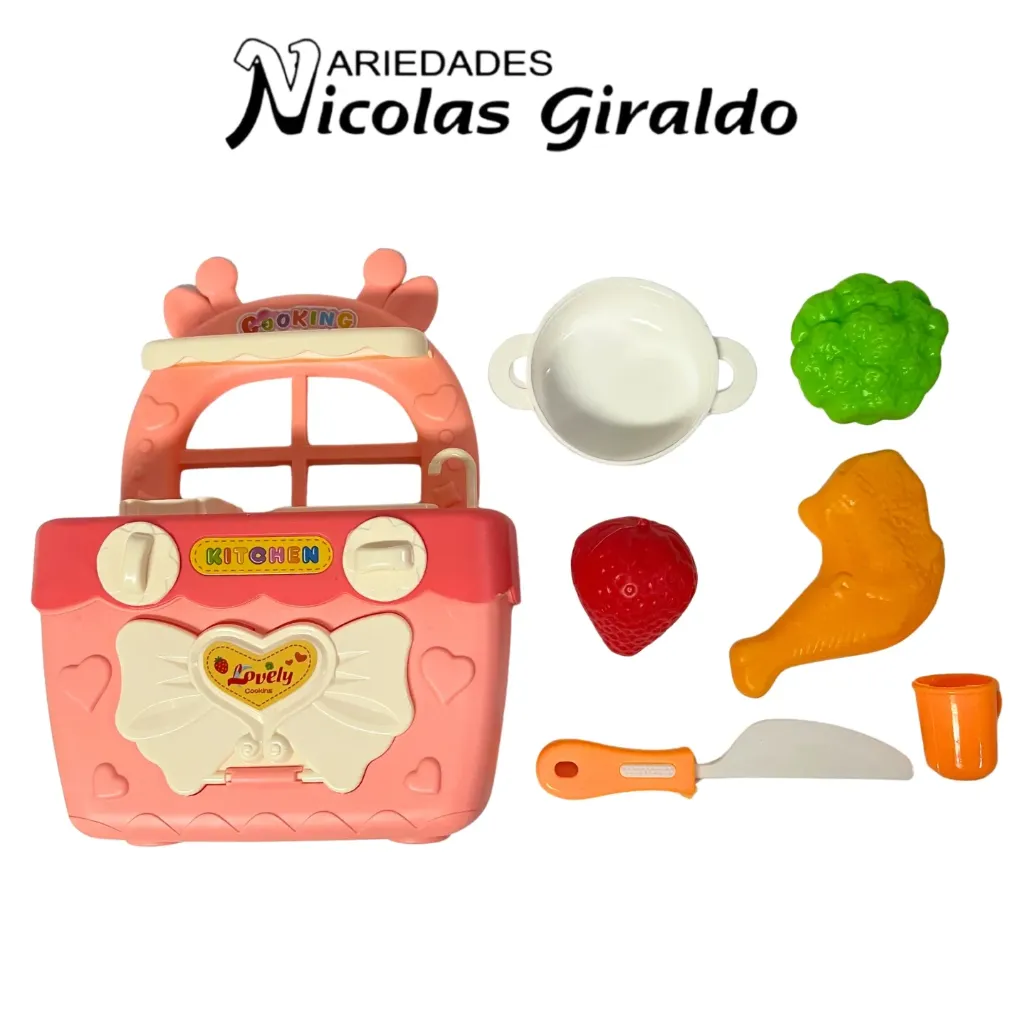 [CA10128] Vajilla infantil bolsa con estufa