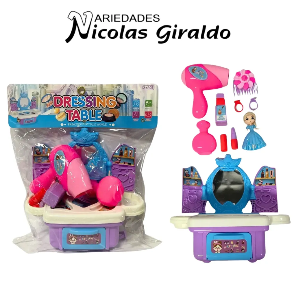 [CA10160] Set tocador infantil en bolsa