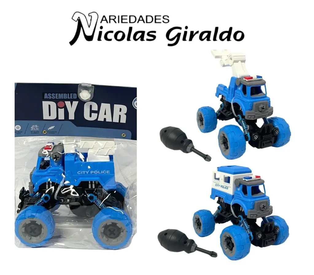 Carro llanton con amortiguacion policia
