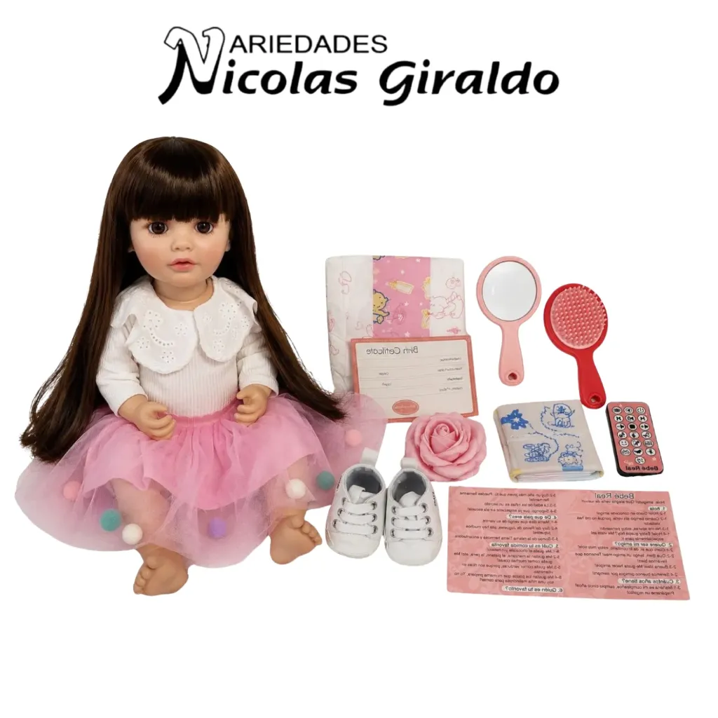[CA8120] Muñeca Bebe real importada grande mueve la cara