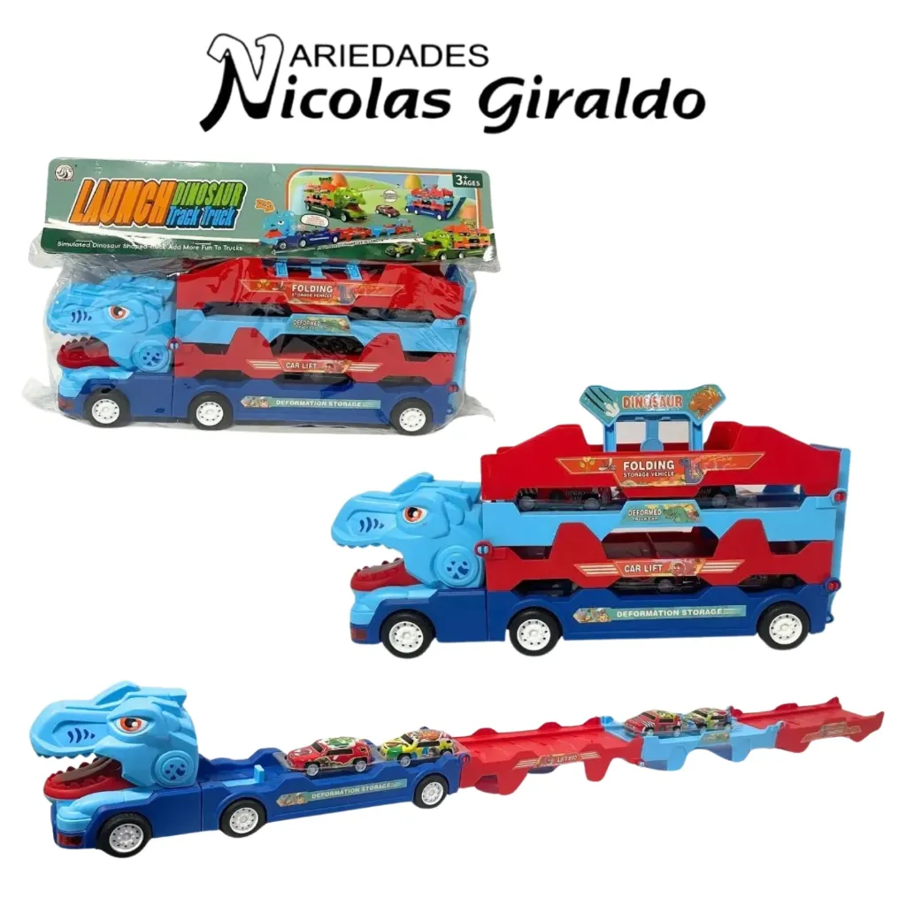 [CA9200] Carro niñera pista dinosaurio