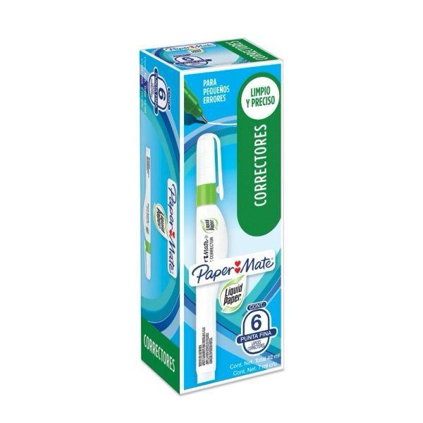 Corrector paper mate 7ml caja x6