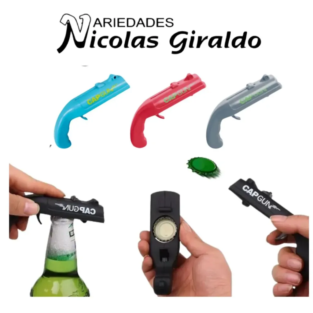 Destapador plastico lanzador de tapa