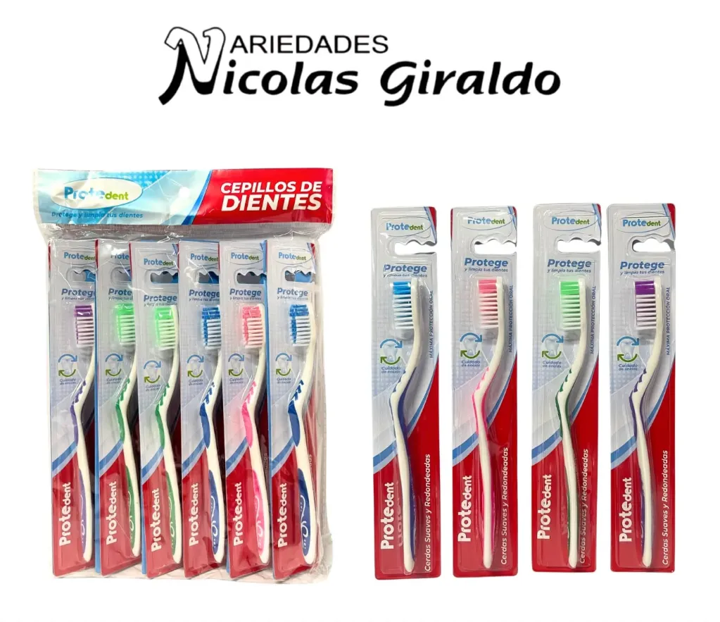Cepillo dental adulto protedent x12