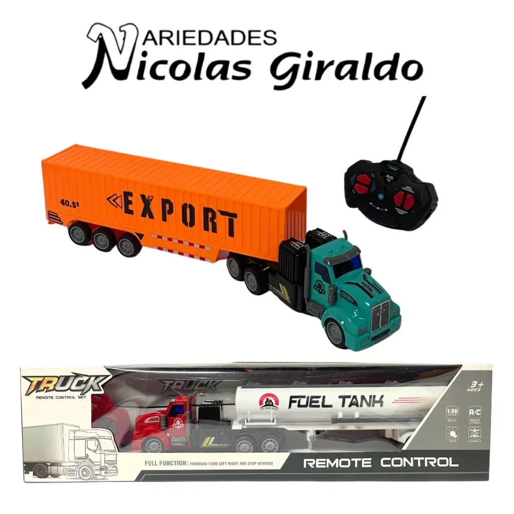Carro control camion tanque