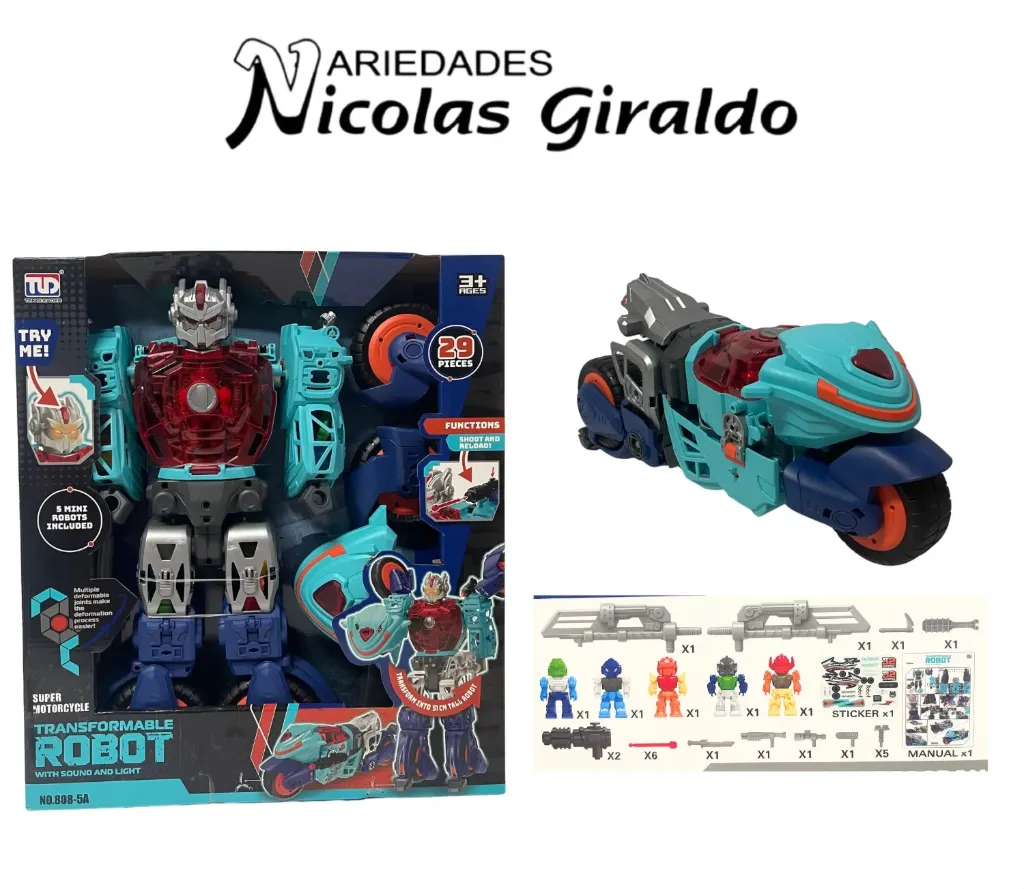 Robot transforme grande en caja