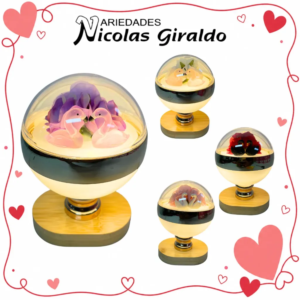 [YNC-154] Lampara decorativa cupula grande de luz