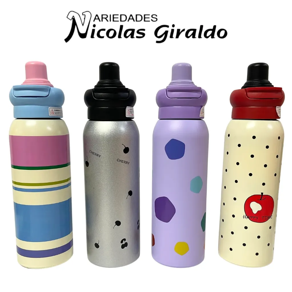 [YNC-271] Termo metal fino estampados 620ml