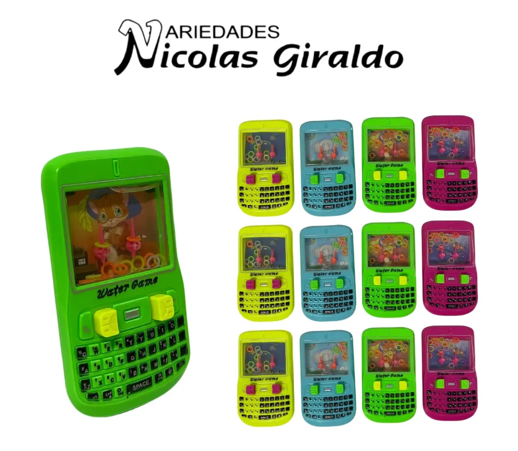 Atari agua pequeño blackberry paquete x12