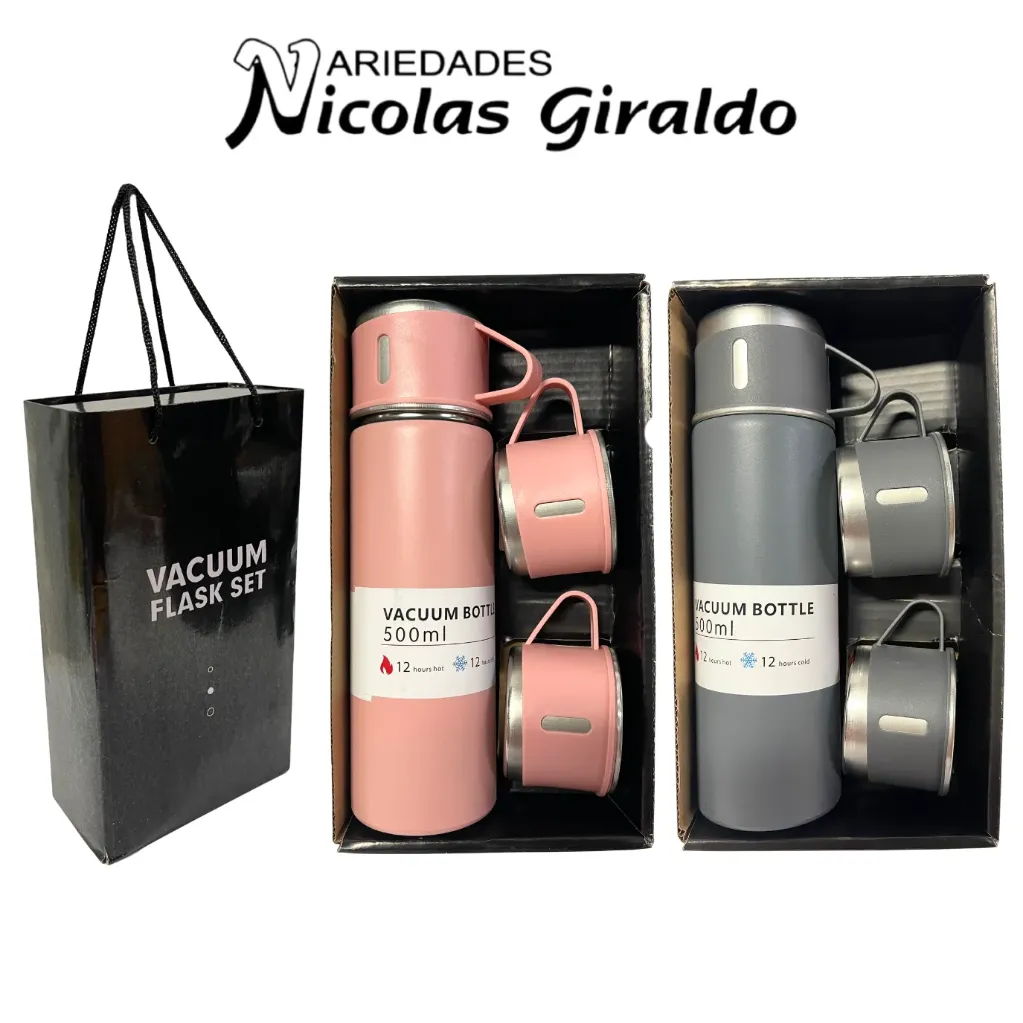 [YNC-274] Termo metal sencillo con pocillos vacuum