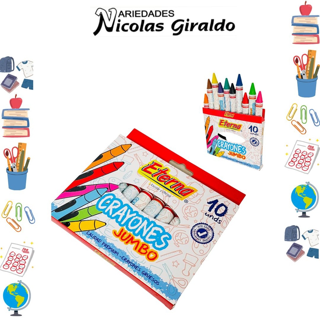 Crayola eterna jumbo x10