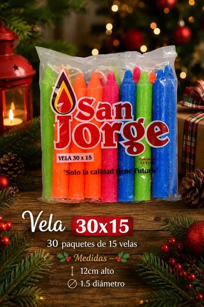 VELA SAN JORGE GRUESA 30X15