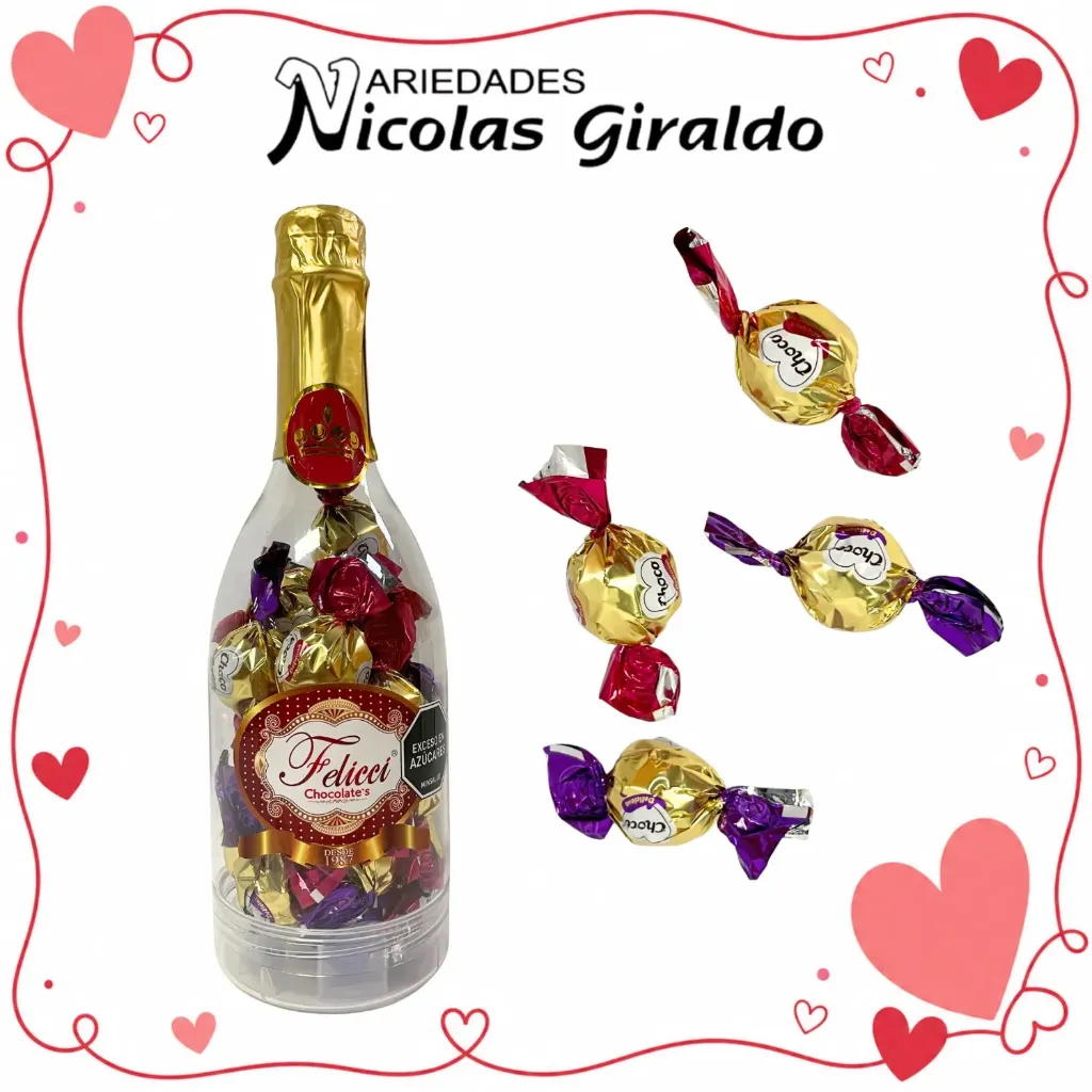 Chocolate feliccie botella X16