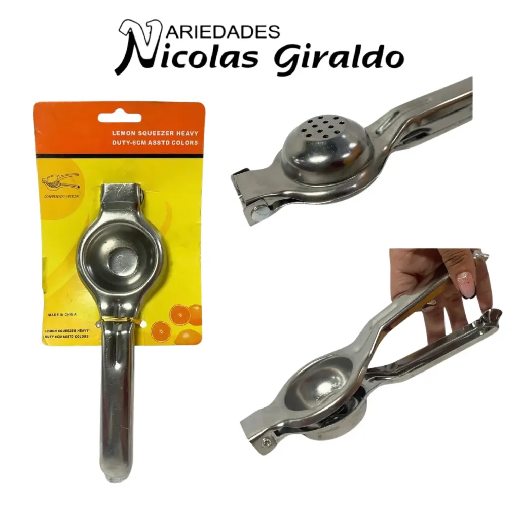 Exprimidor limon metal pequeño