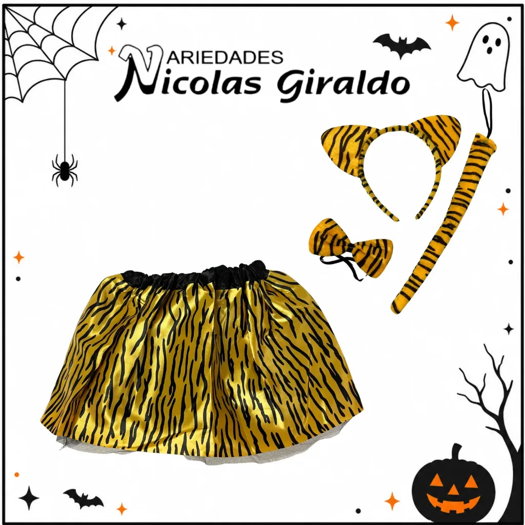 [AS-H1183] Tutu set tigre 3 pcs Halloween