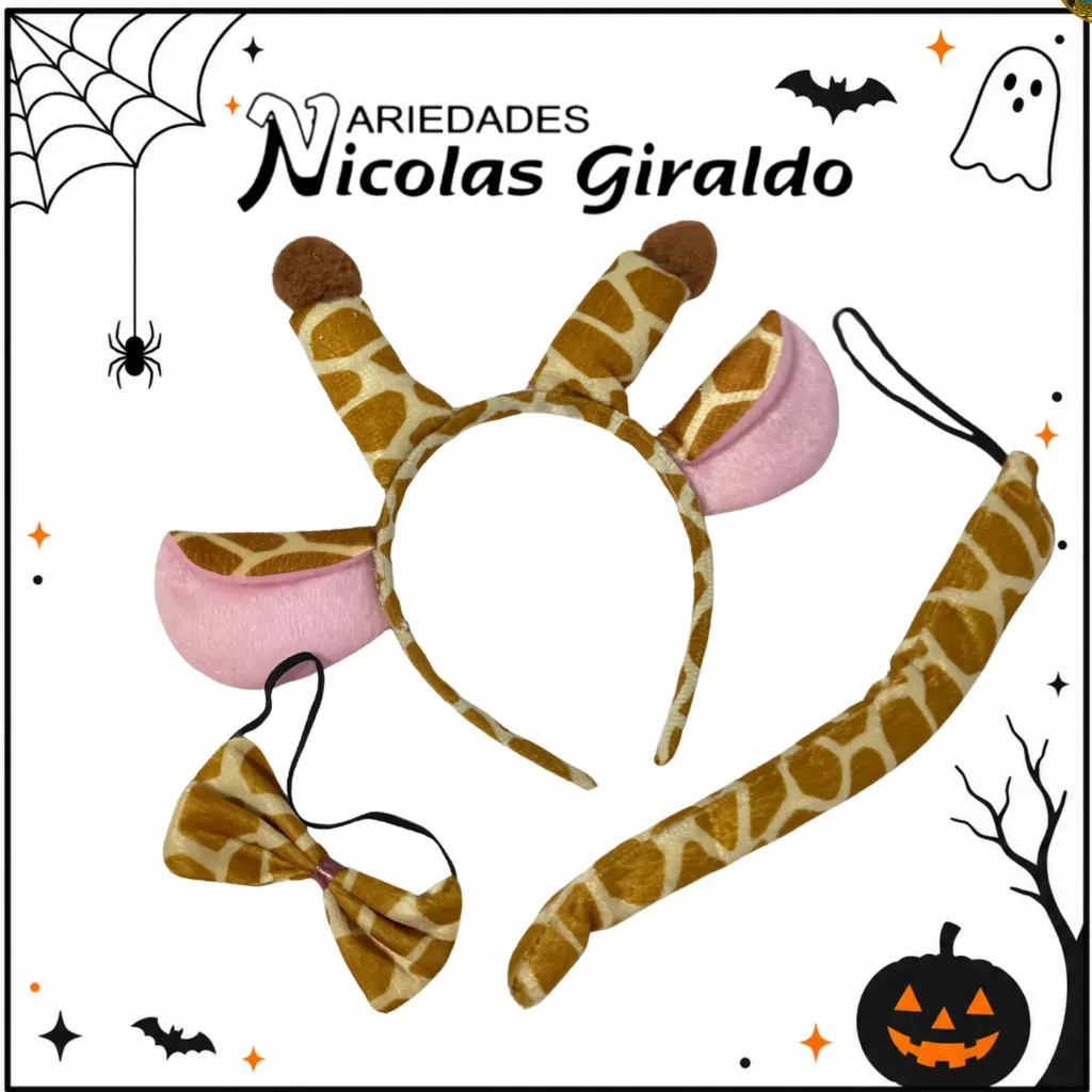 [AS-H5154] Diadema set jirafa fina Halloween