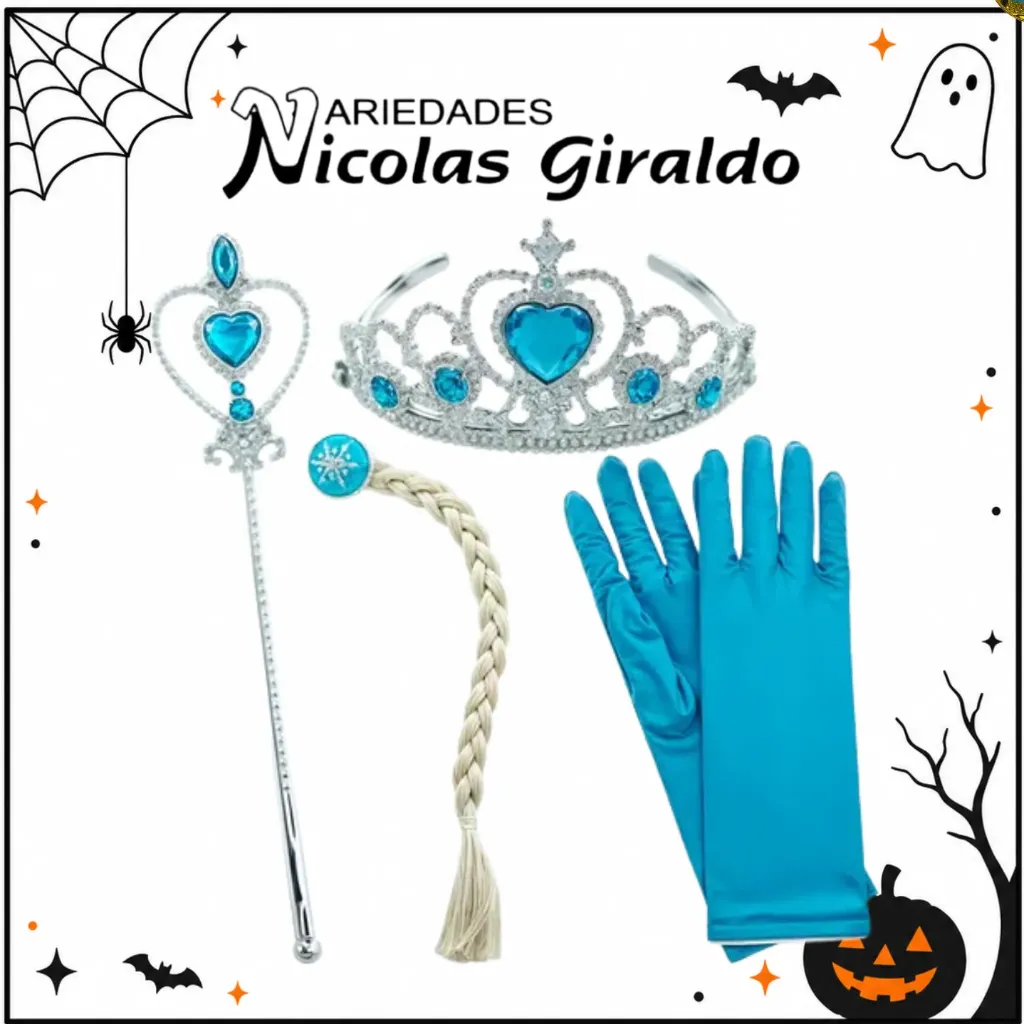 [AS-H9127] Accesorios set trenza guante Halloween
