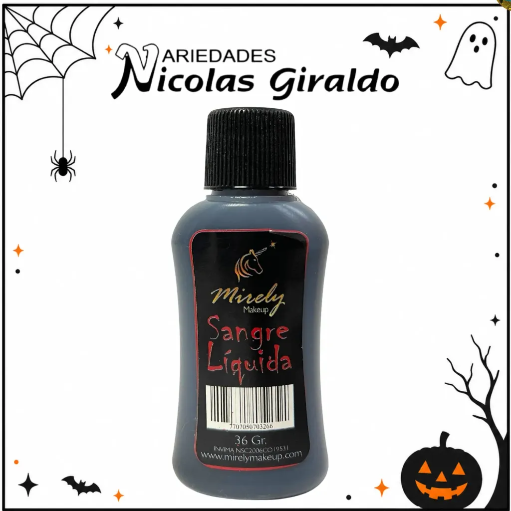 Sangre liquido individual 36 gramos halloween