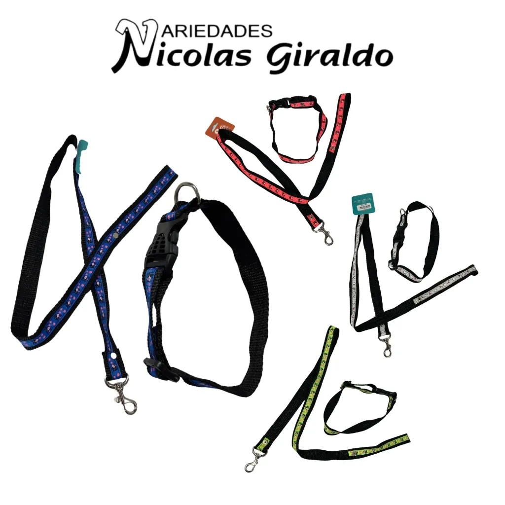 Collar mascota gargantilla riata estampada pequeño