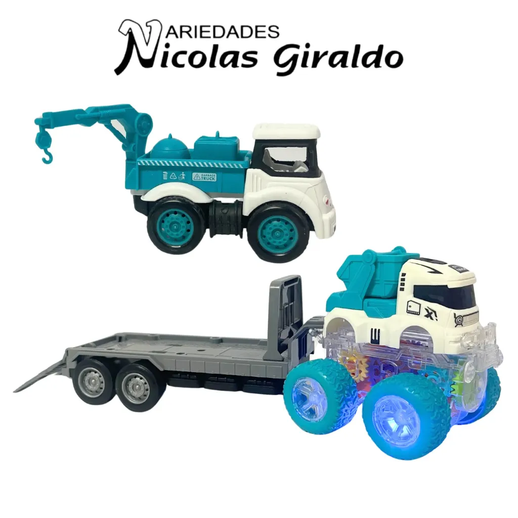 Carro llanton luz con remolque