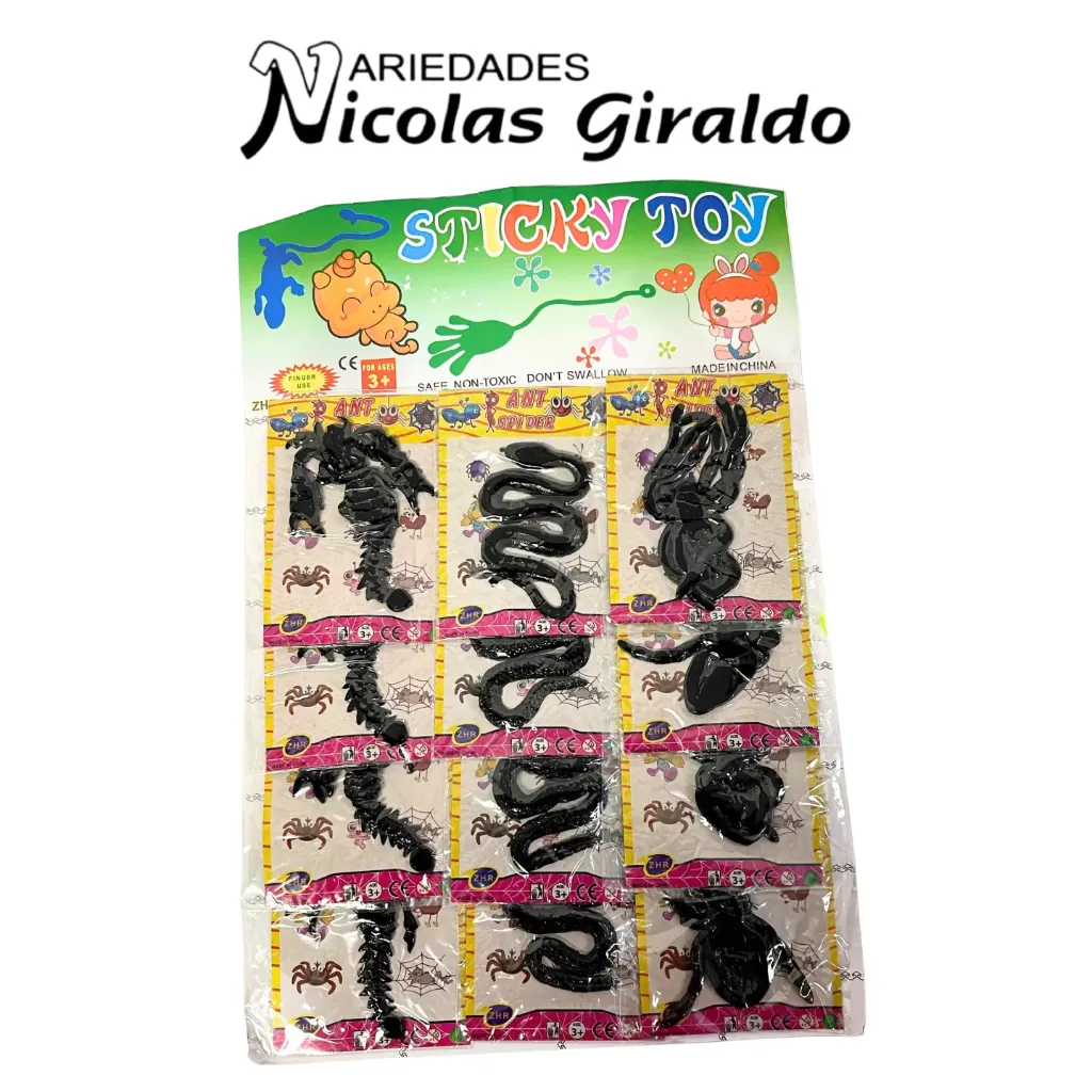 Pegajoso lagartija carton x 20