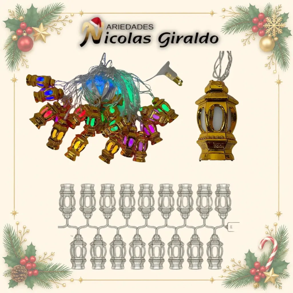 [A5081] INSTALACION FIGURA LED X20 L FARO DORADO