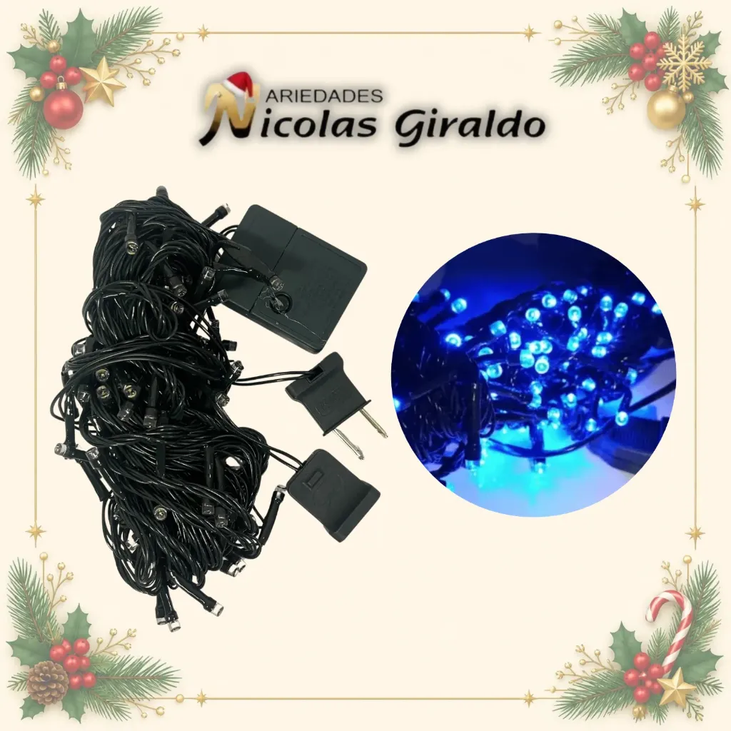 INSTALACION LINEAL X100L AZUL 9MTS CABLE VERDE CON CONTINUIDAD